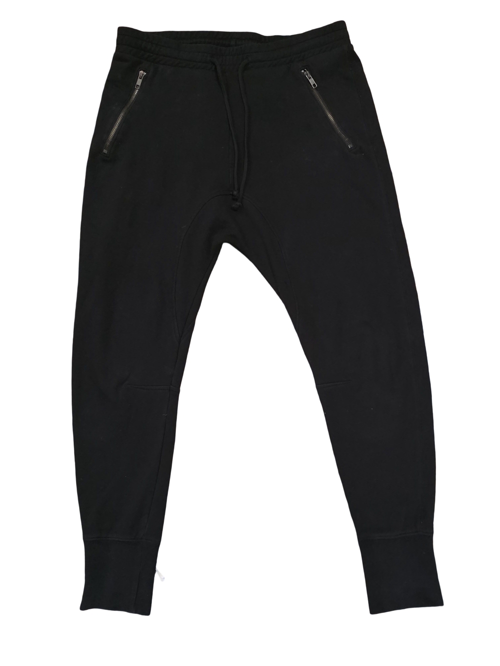 H&M Black Zipper Pocket Jogger Sweatpants